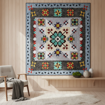 Echoes of Iceland Quilt Kit - image 1 - complete quilt kit with fabric and instructions