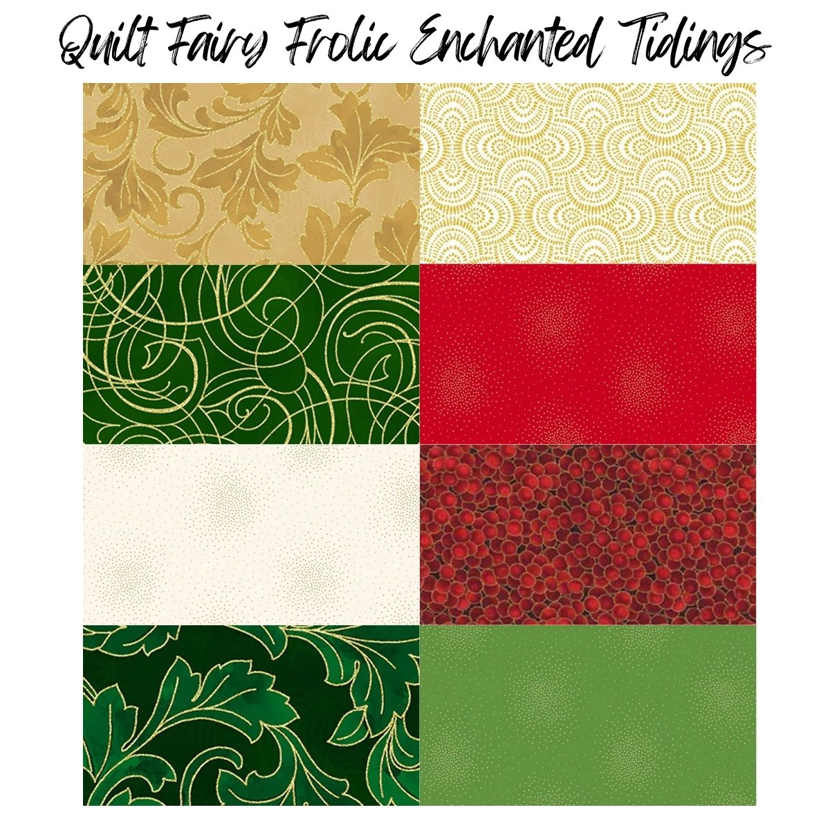 Quilt Fairy Frolic Enchanted Tidings quilt kit detail