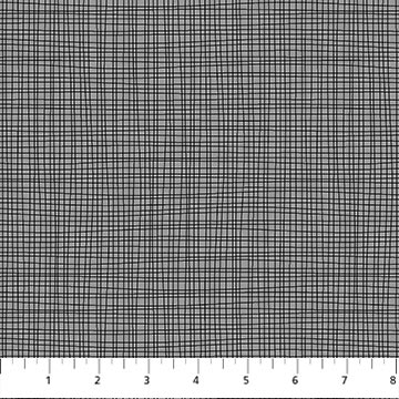 Feelin' Frosty Charcoal Grid Flannel Fabric Yardage