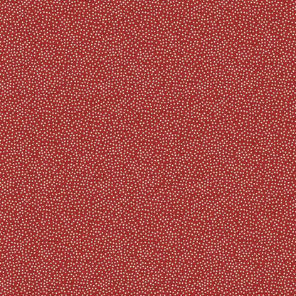 Warm and Cozy Red Snow Flannel Fabric Yardage