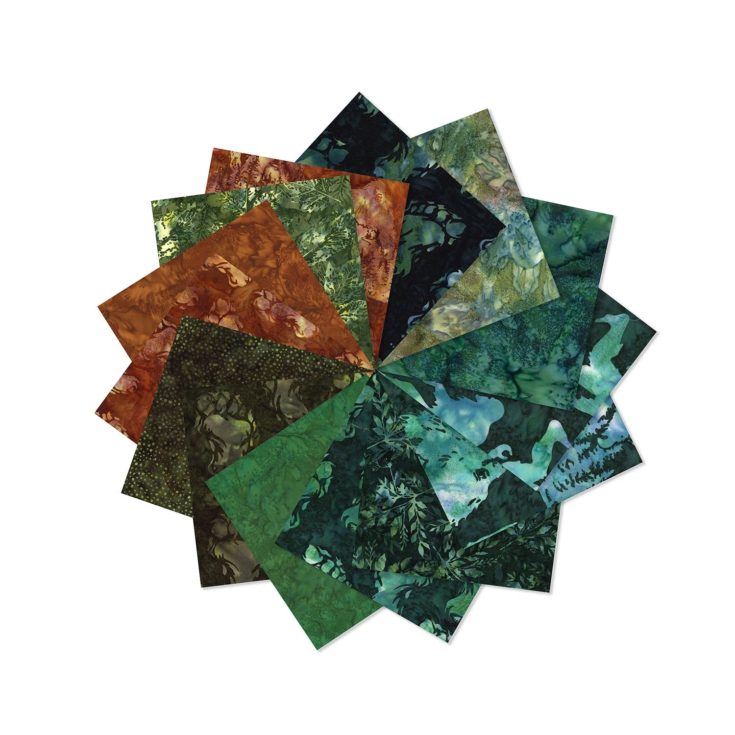Bali Batiks Big Foot Fat Quarter Bundle - fat quarter quilt fabric cut