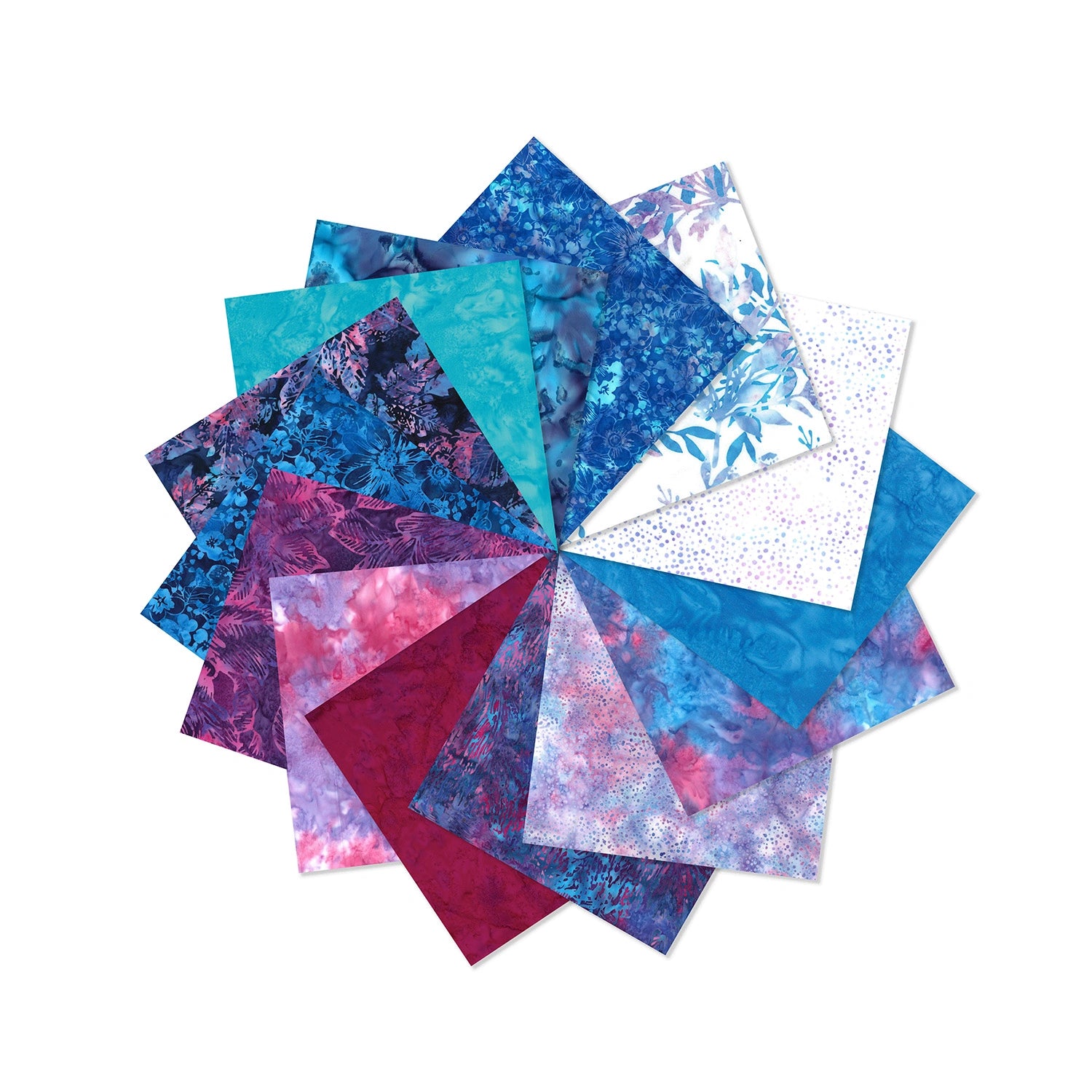 Bali Batiks Cotton Candy Fat Quarter Bundle - fat quarter quilt fabric cut
