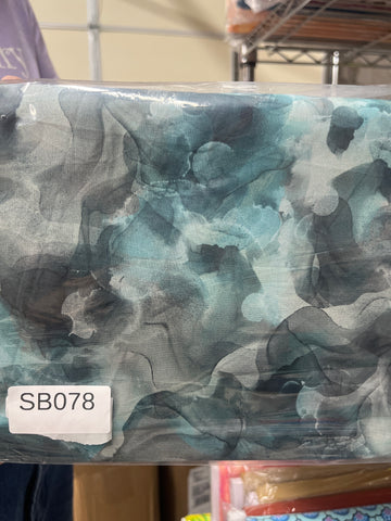 Aura Graphite quilting fabric short bolt
