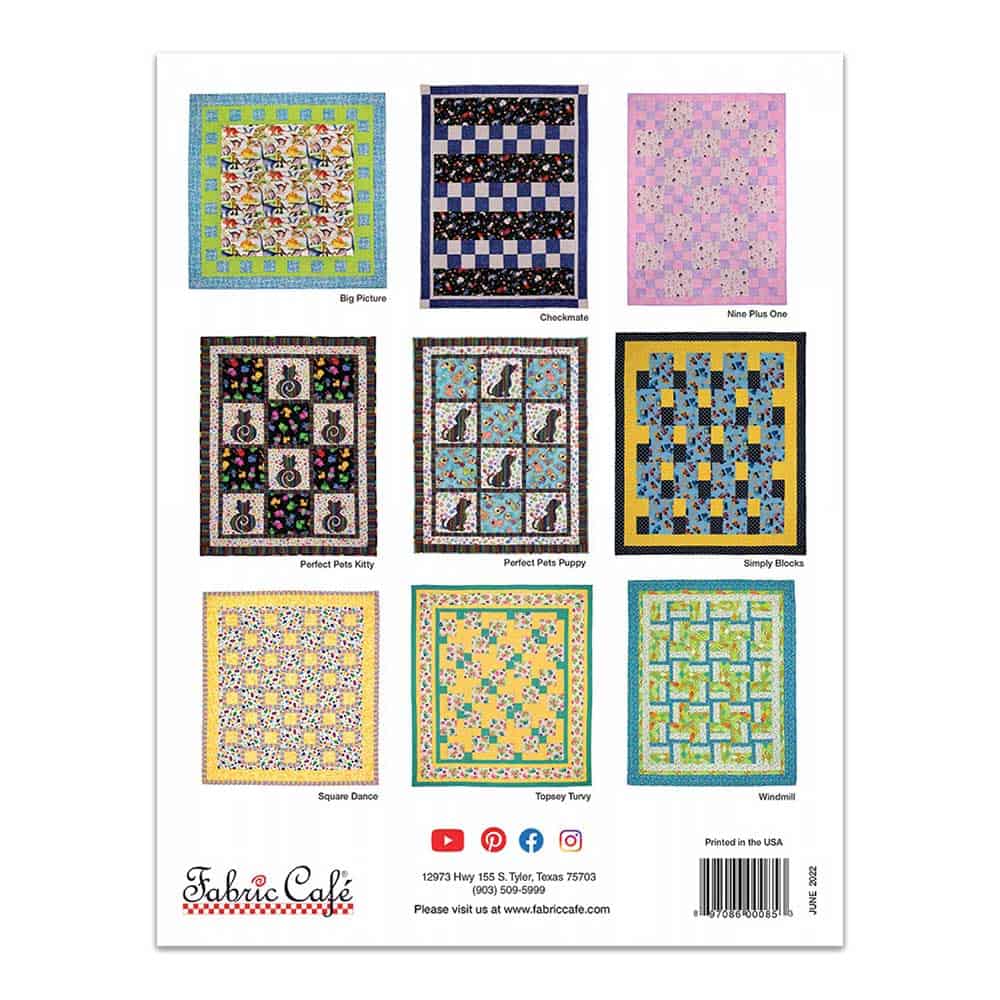 3 Yard Quilts for Kids back cover