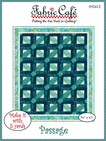 Passage 5 Yard Quilt Pattern - image 1 - quilting pattern with step-by-step instructions