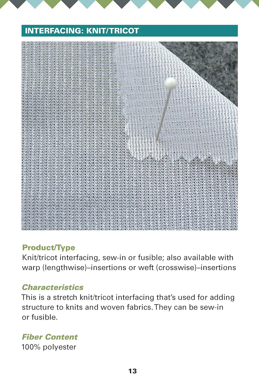 Interfacing Guide Guide to Interfacings – Quilted Joy
