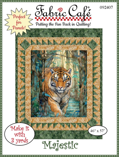 Majestic 3-Yard Quilt Pattern - image 1 - quilting pattern with step-by-step instructions