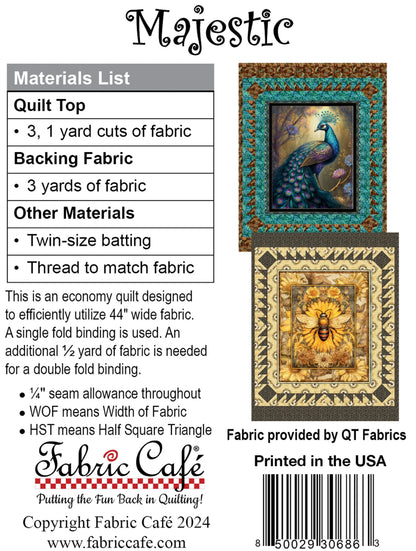 Majestic 3-Yard Quilt Pattern - image 2 - quilting pattern with step-by-step instructions
