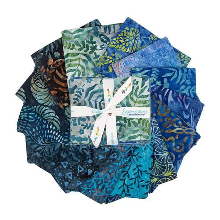 Expressions Batiks By the Water's Edge Fat Quarter Bundle