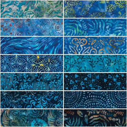 Expressions Batiks By the Water's Edge Fat Quarter Bundle