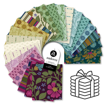 Lush Fat Quarter Bundle by Andover - Nancy Rink collection