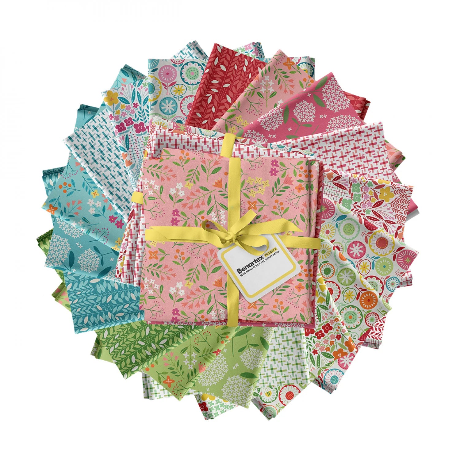 Blooming Color II Fat Quarter Bundle 18pc