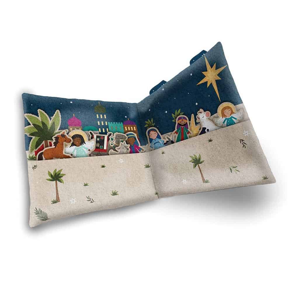 Silent Night Nativity Felt Panel