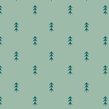 Foresta Fusion Simple Defoliage Foresta Green Fabric Yardage