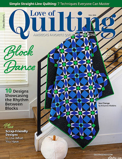 Autographed Love of Quilting Magazine Fall 2026