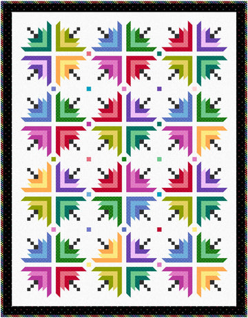 Fancy Schmancy quilt kit with fabric collection and pattern