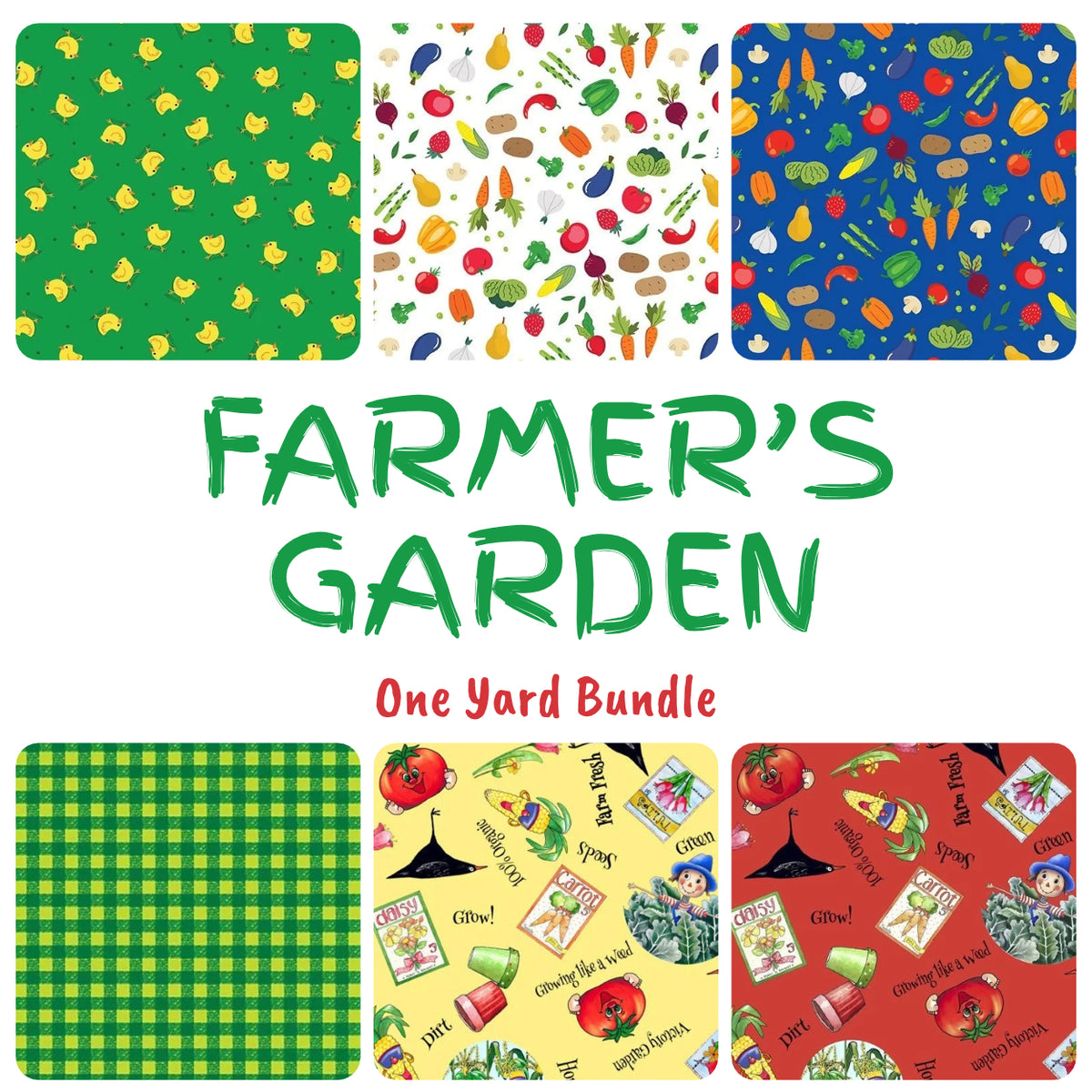 Farmer's Garden One Yard Bundle