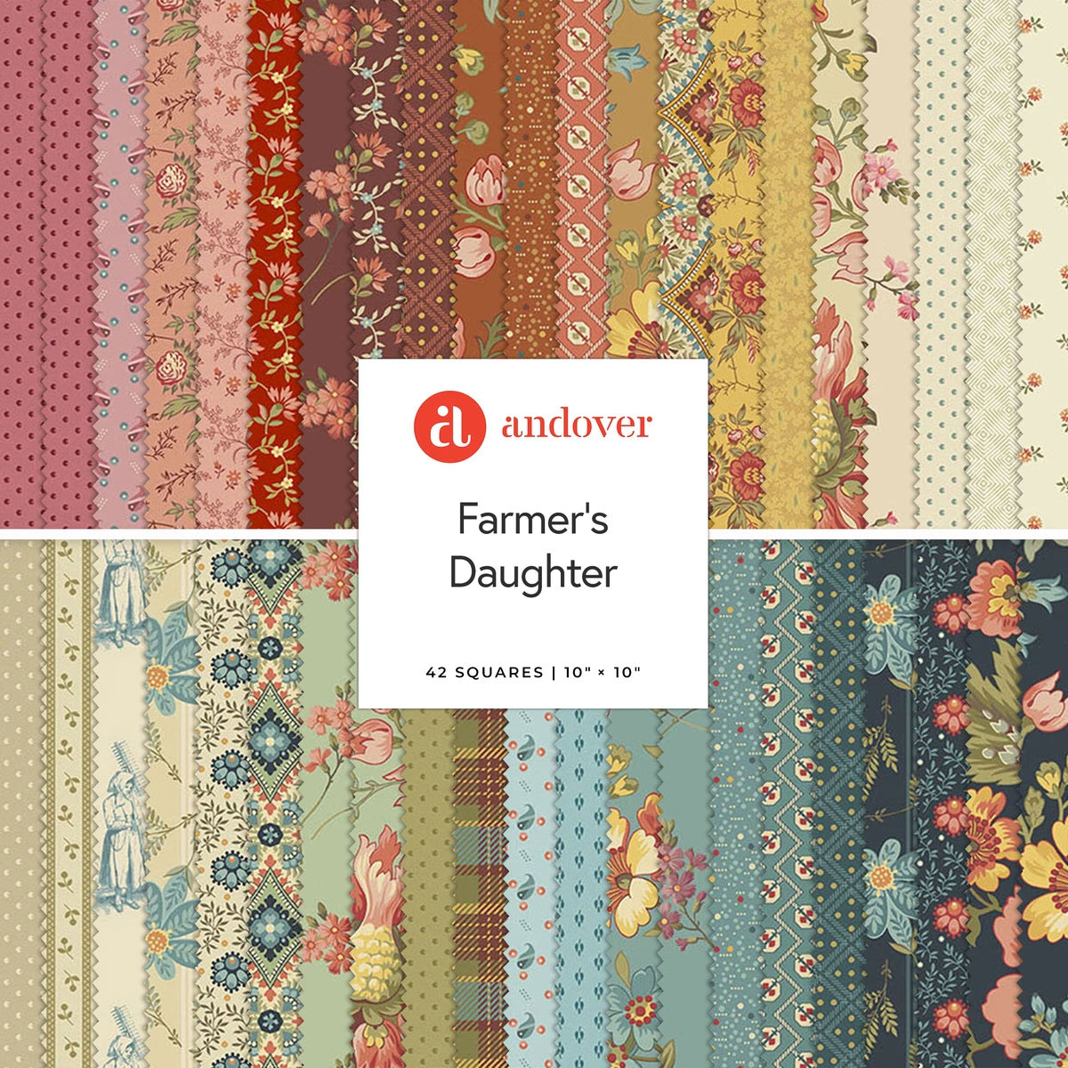 Farmer's Daughter 10" Squares