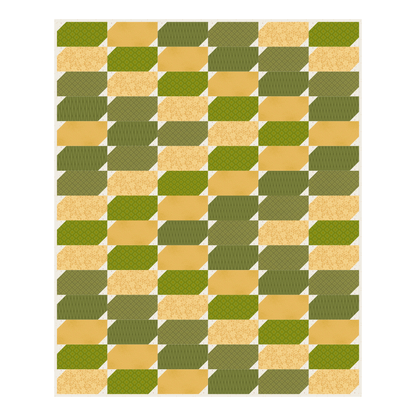 Fern & Honey Quilt Kit - image 2 - complete quilt kit with fabric and instructions