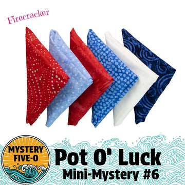 Mystery Five-0 Firecracker Pot O Luck fat quarter bundle