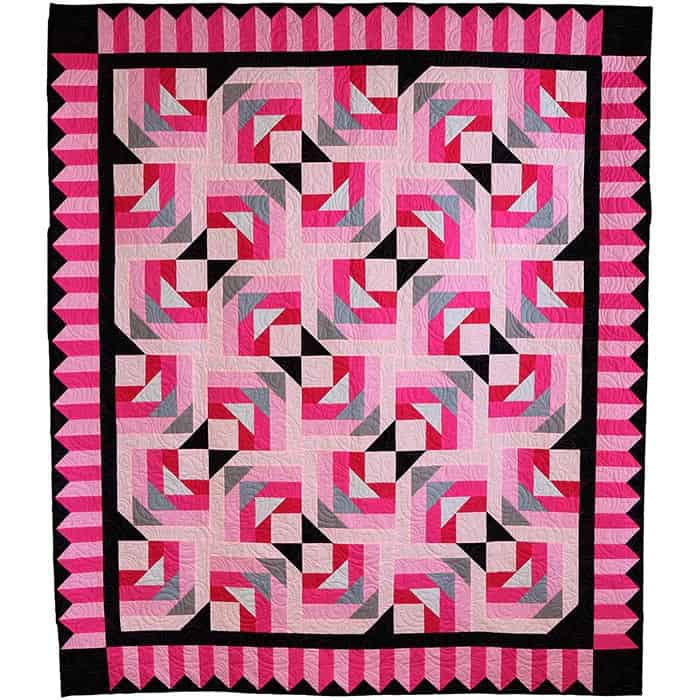 image of Flamingo Stampede Quilt Kit