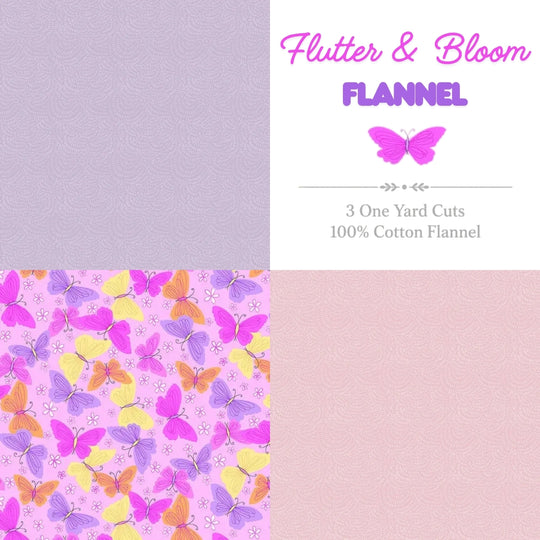 Flutter & Bloom Flannel 3 Yard Bundle