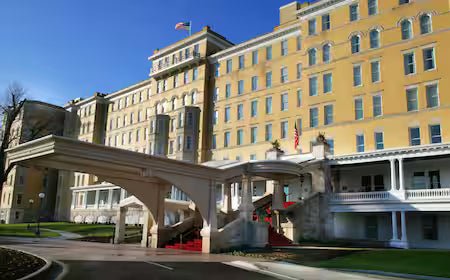 French Lick Resort grand entrance and architecture