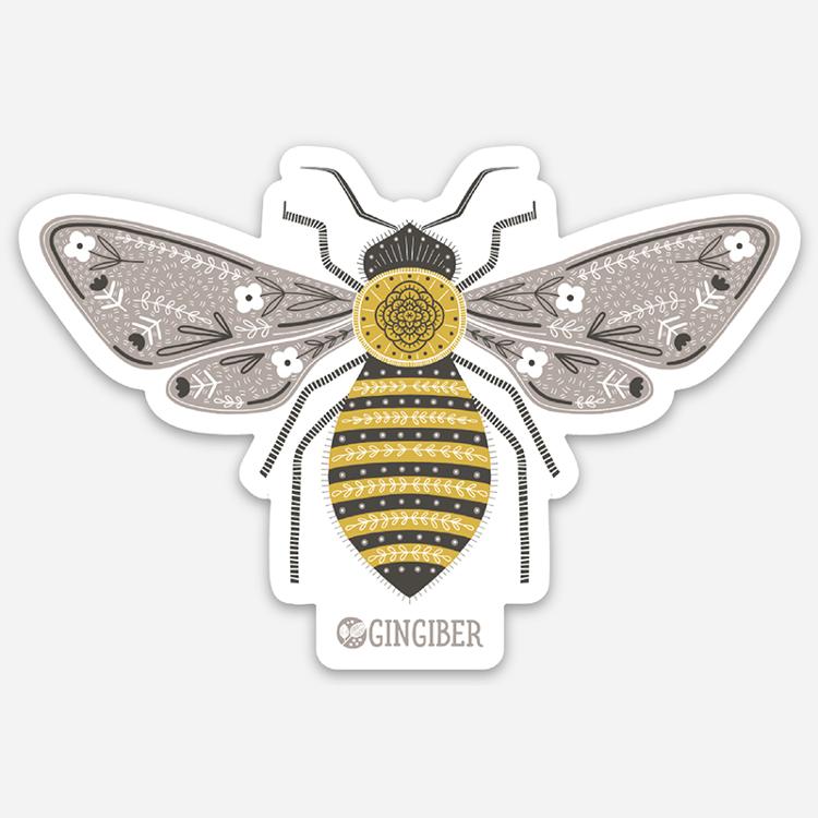 Bumble Bee Sticker Product Imae