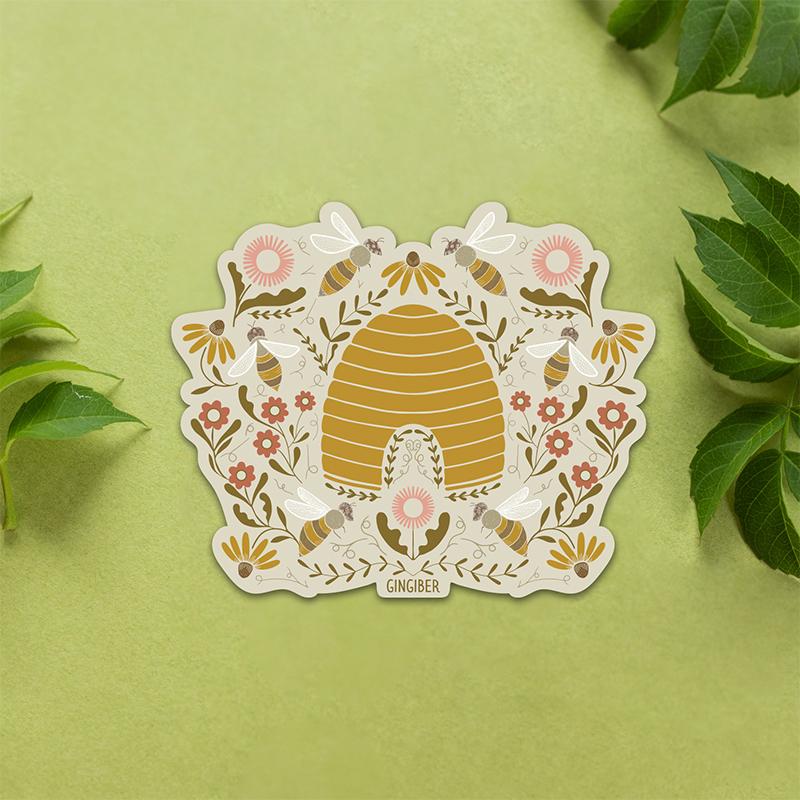 Beehive Sticker Product Image