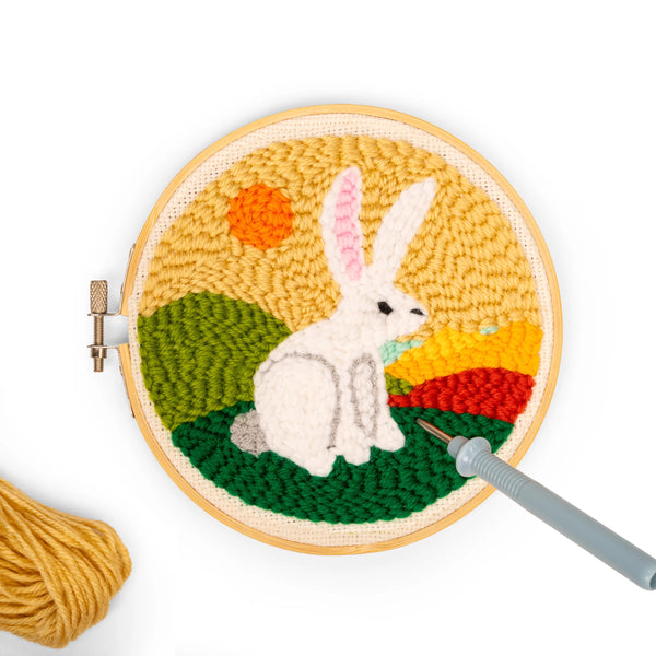 Hare Punch Needle Kit – Quilted Joy