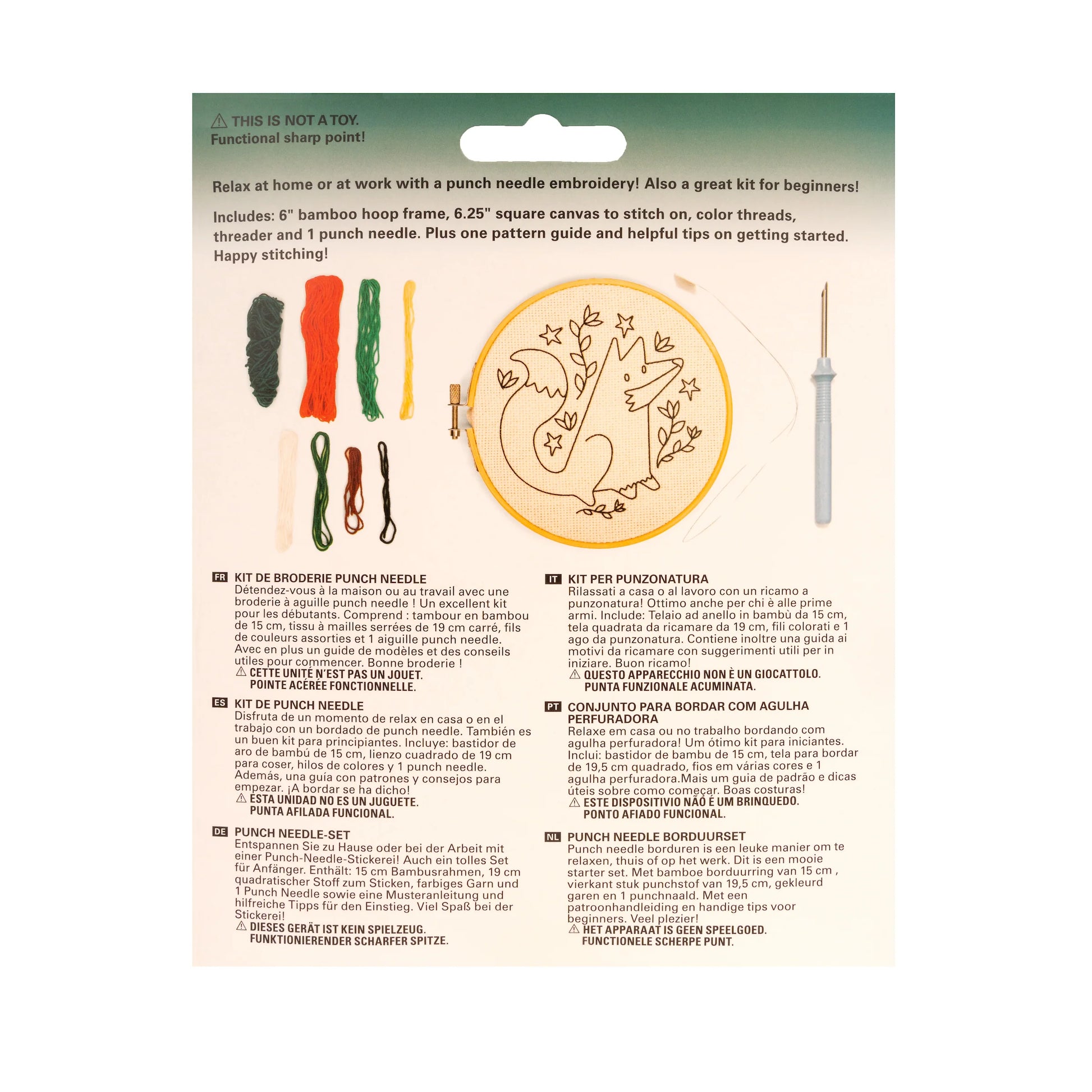 Fox Punch Needle Kit