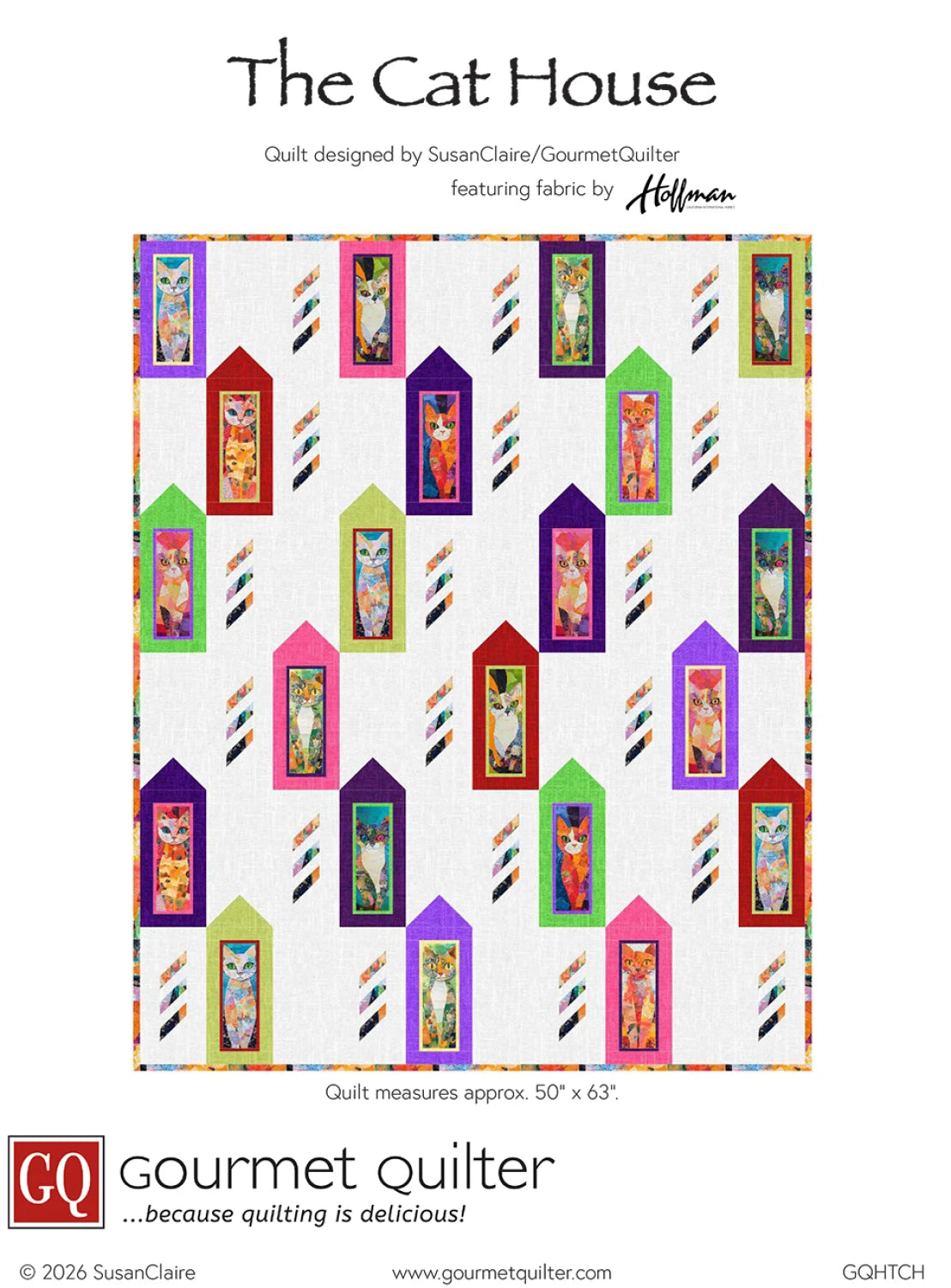 The Cat House Quilt Pattern - image 1 - quilting pattern with step-by-step instructions