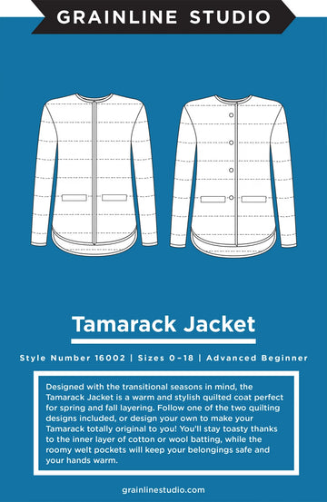 Tamarack Jacket Sizes 0-18 - image 1 - quilting supply from Quilted Joy