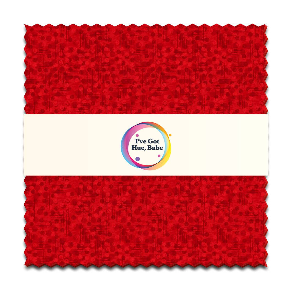 I've Got Hue, Babe Little Red Corvette 5" Squares - image 1 - quilting supply from Quilted Joy