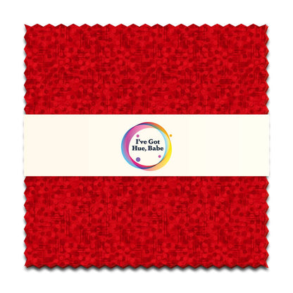I've Got Hue, Babe Little Red Corvette 5" Squares - image 1 - quilting supply from Quilted Joy