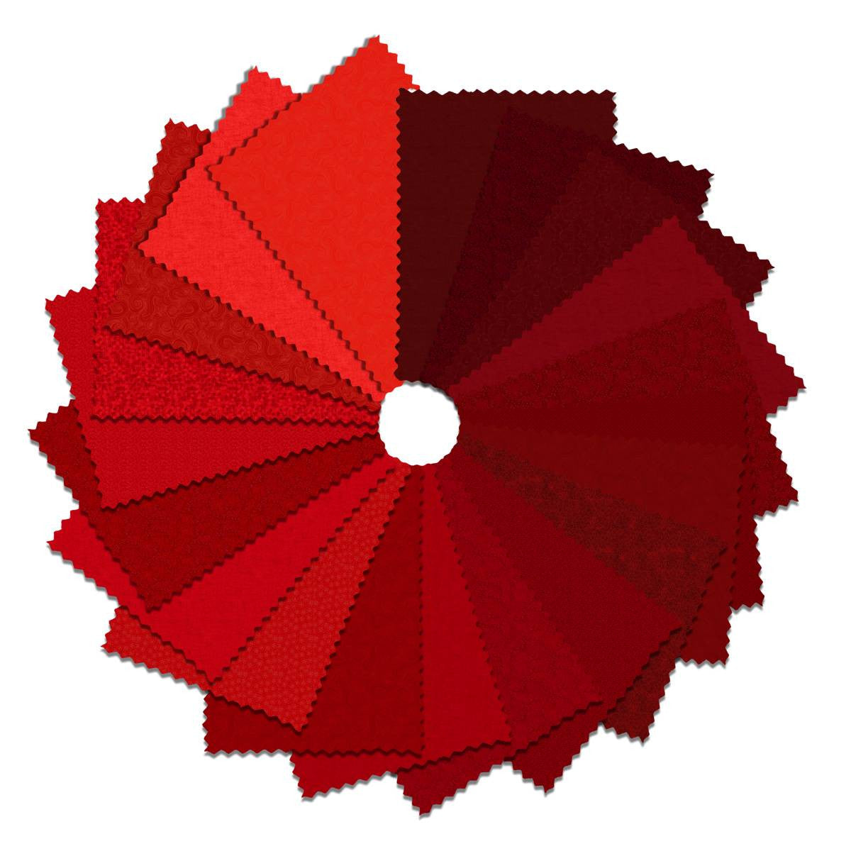 I've Got Hue, Babe Little Red Corvette 5" Squares - image 2 - quilting supply from Quilted Joy