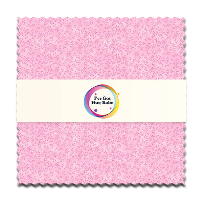 I've Got Hue, Babe Pink Panther 5" Squares - image 1 - quilting supply from Quilted Joy