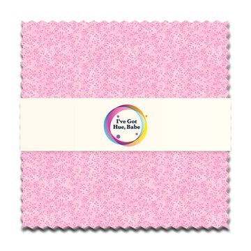 I've Got Hue, Babe Pink Panther 5" Squares - image 1 - quilting supply from Quilted Joy