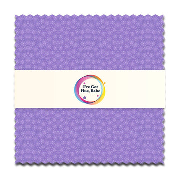 I've Got Hue, Babe Purple Rain 5" Squares - image 1 - quilting supply from Quilted Joy