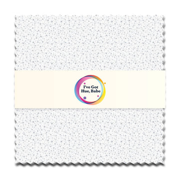 I've Got Hue, Babe White Knight 5" Squares - image 1 - quilting supply from Quilted Joy