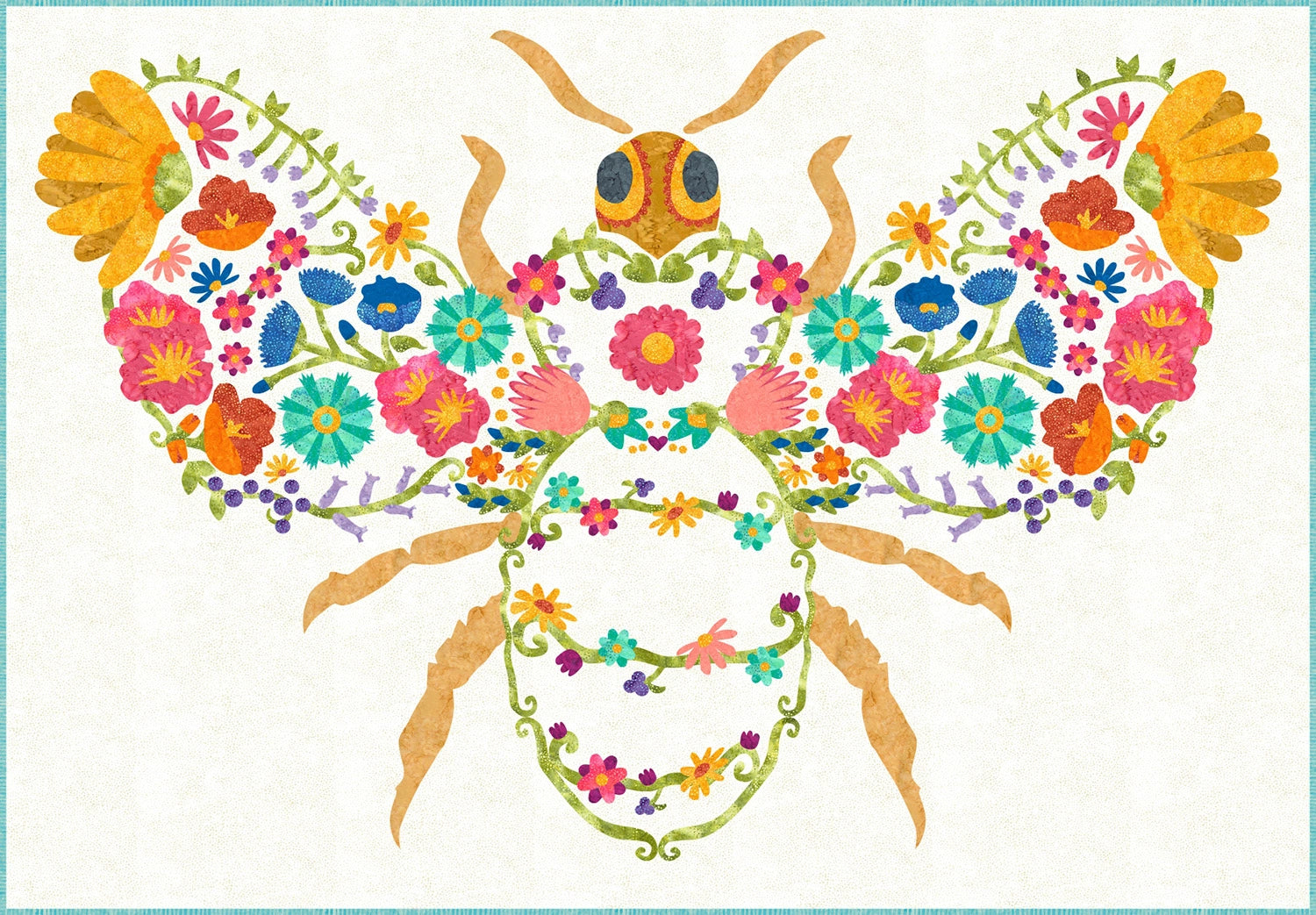 Hello Honey Laser Kit 52" X 36" - image 2 - quilting supply from Quilted Joy