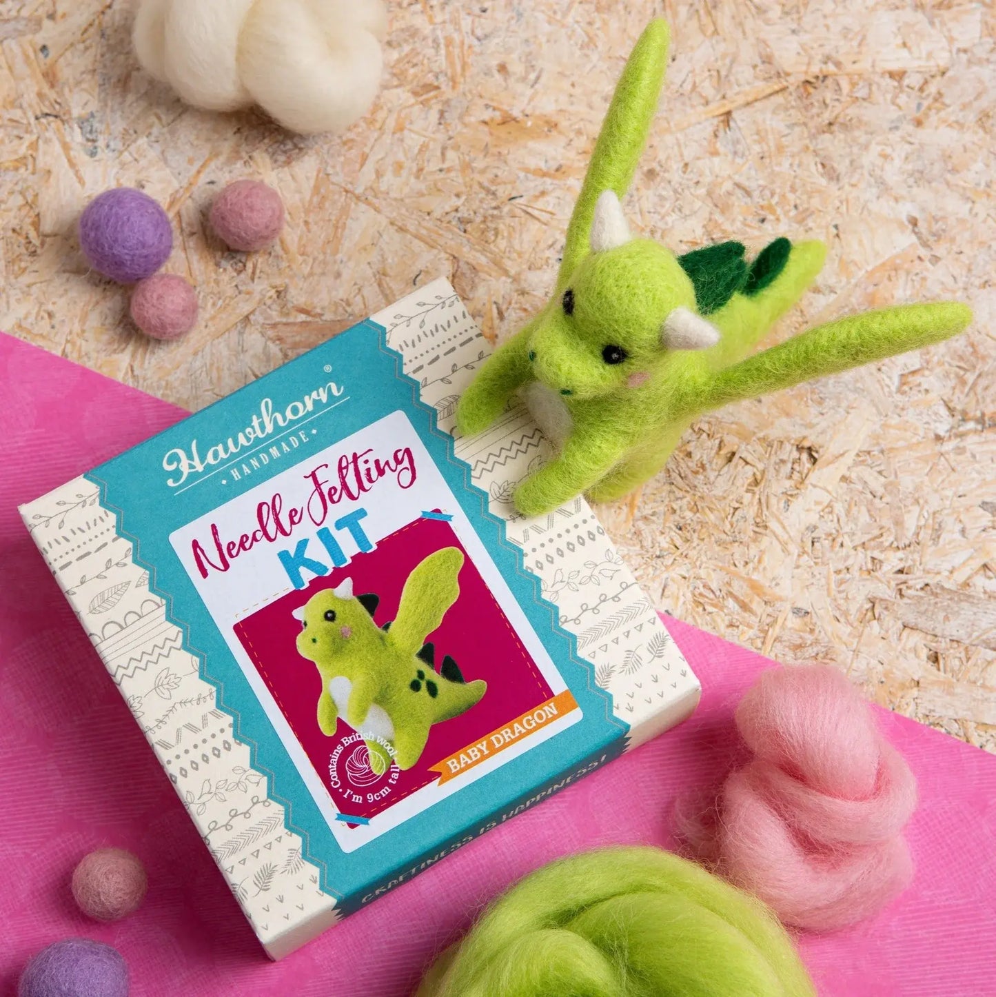 Baby Dragon Mini Needle Felting Kit