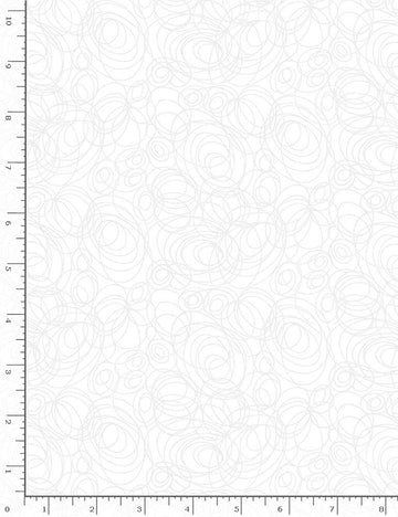 Whiteout White Scribble Fabric Yardage - quilt fabric for sewing and quilting projects
