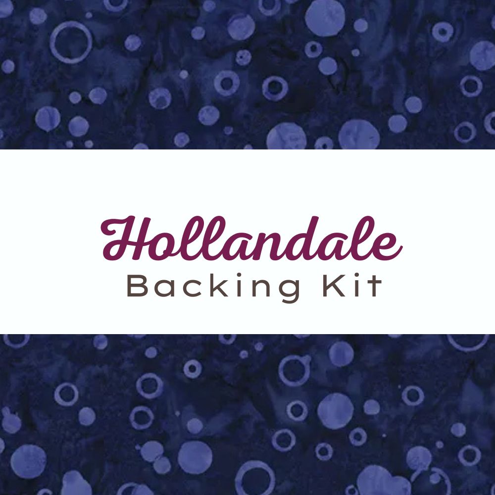 Hollandale in Batiks Backing Kit Grape Bubbles