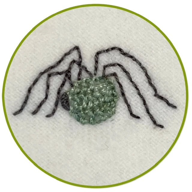 Garden of Embroidered Bugs Book