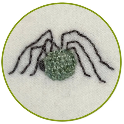 Garden of Embroidered Bugs Book