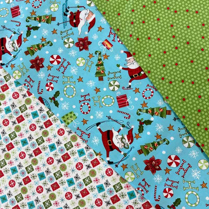 Extreme Santa 3 Yard Quilt Top Bundle