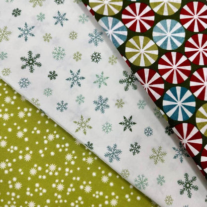 Peppermint Bark 3 Yard Quilt Top Bundle