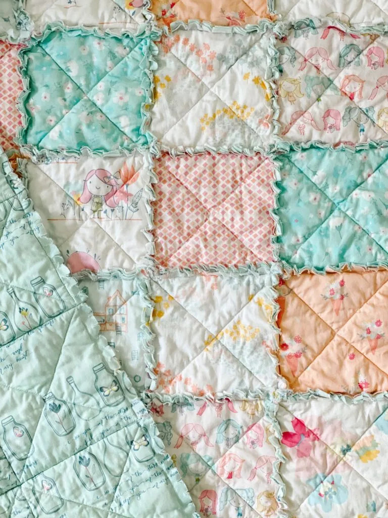 Learn to Make a Rag Quilt Class - beginner-friendly baby rag quilt workshop