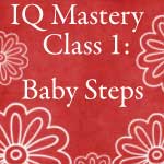 Intelliquilter Class 1 Baby Steps Online Course Button